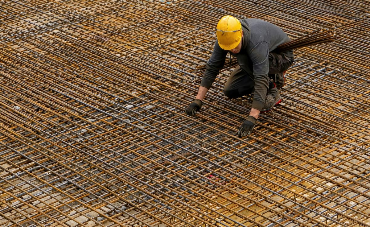 Concrete Foundation Construction work example